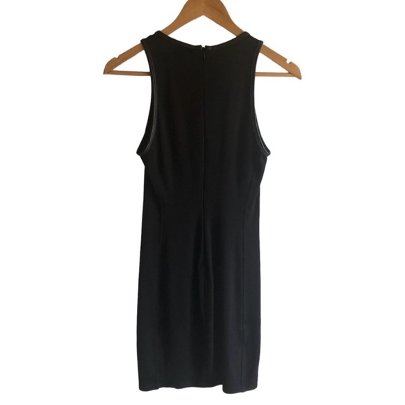 Wilfred Free Elin Dress XS Black Faux Leather Panel - Picture 5 of 12